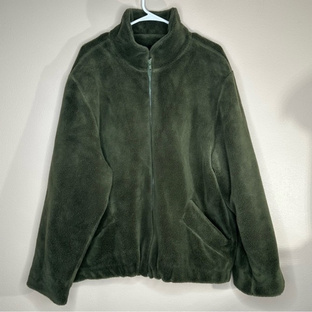 Denali Vintage Men’s Plush Fleece lined Jacket Green Size L‎ Made in The USA